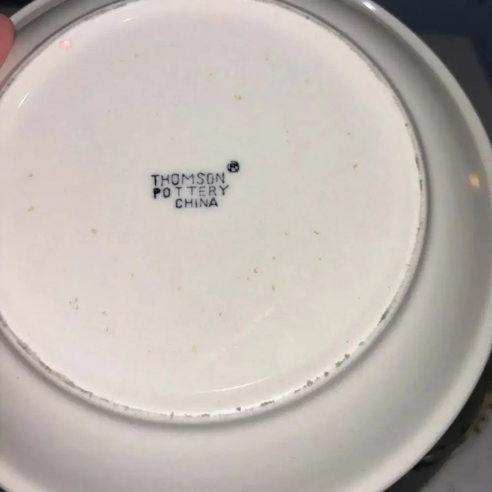 Thomson Pottery Birdhouse Pattern Salad Plates (Set of 6)